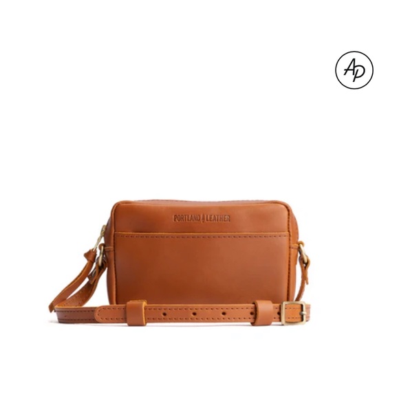 Portland Leather Handbags - Portland Leather Almost Perfect Black Camera Purse Small